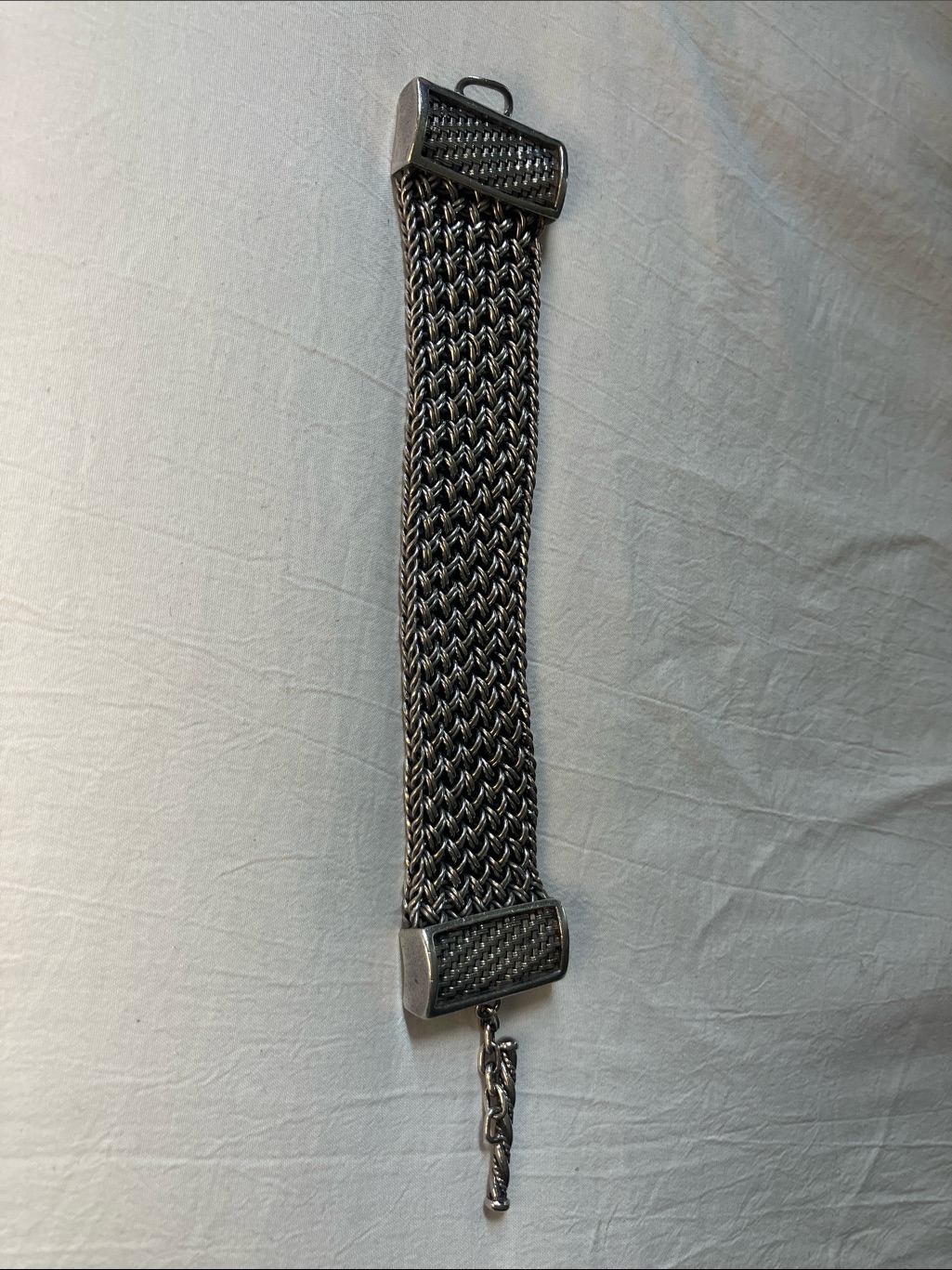 Vintage Lois Hill Silver Link Bracelet